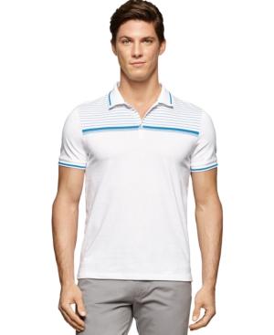Calvin Klein 3-button Stripe Polo Shirt