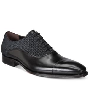 Mezlan Men's Arlington Mixed-media Cap-toe Oxfords, Created For Macy's Men's Shoes