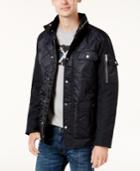 Armani Exchange Men's Quilted Satin Jacket