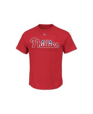 Majestic Men's Philadelphia Phillies Team Wordmark T-shirt