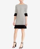 American Living Striped Pleated Dress
