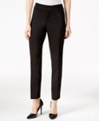 Charter Club Polished Stretch Extend Tab Slim Ankle Pants, Only At Macy's
