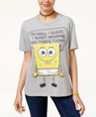 Nickelodeon X Love Tribe Juniors' Spongebob No Pants Graphic T-shirt