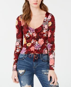 Guess Long-sleeve Mikah Ruched Top