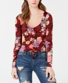 Guess Long-sleeve Mikah Ruched Top