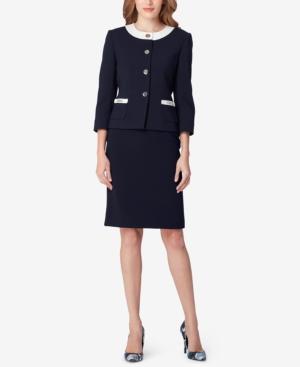 Tahari Asl Petite Framed Skirt Suit