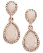 Inc International Concepts Pave Colored Stone Drop Earrings, Only At Macy's