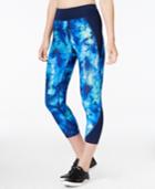 Calvin Klein Performance Printed Compression Cropped Leggings