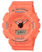G-shock Women's Analog-digital Orange Resin Strap Watch 49.5mm