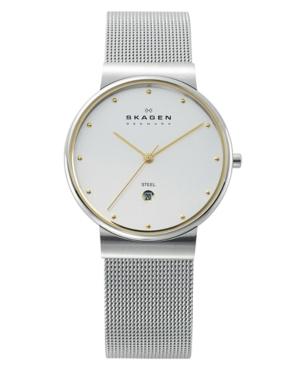 Skagen Denmark Watch, Men's Stainless Steel Mesh Bracelet 355lgsc