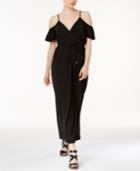 Bar Iii Cold-shoulder Maxi Dress, Created For Macy's