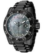 Invicta Men's Swiss Reserve Excursion Black-tone Stainless Steel Bracelet Watch 50mm 0516