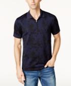 Vince Camuto Men's Slim-fit Quarter-zip Polo