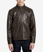Calvin Klein Men's Classic Leather Jacket
