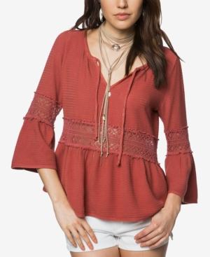 O'neill Juniors' Utah Lace-trim Top
