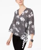 Cable & Gauge Printed Wrap Shirt