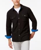 Tommy Bahama Big And Tall Twill Fleece Long-sleeve Shirt Jacket