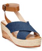 French Connection Liora Platform Wedge Sandals Women's Shoes