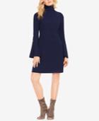 Vince Camuto Button-detail Bell-sleeve Dress