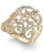 D'oro By Effy Diamond Ring In 14k Gold (7/8 Ct. T.w.)