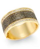 Thalia Sodi Crystal Hinged Bangle Bracelet, Only At Macy's