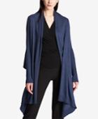 Dkny Open-front High-low Cozy Cardigan