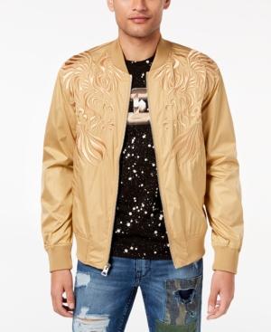Guess Men's Embroidered Eagle Bomber Jacket