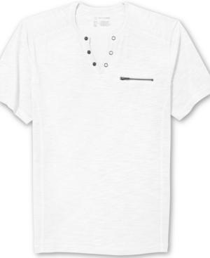 Inc International Concepts Dean Split-neck T-shirt, Only At Macy's