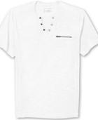 Inc International Concepts Dean Split-neck T-shirt, Only At Macy's