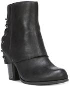 Fergalicious Trina Cuffed Corset Booties Women's Shoes