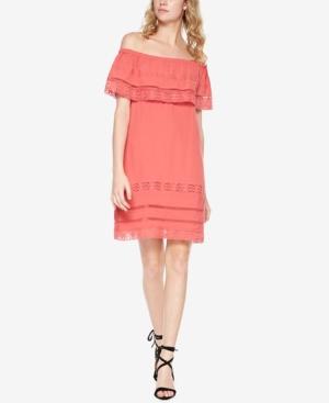 Sanctuary Lace-trim Flounce Dress