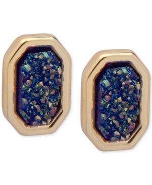 Ivanka Trump Gold-tone Glittery Stud Earrings