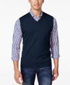 Club Room Men's V-neck Sweater Vest, Only At Macy's