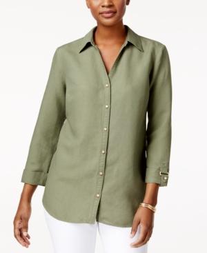Jm Collection Hardware-detail Shirt, Only At Macy's