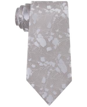 Calvin Klein Men's Abstract Floral-print Tie