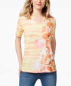 Alfred Dunner Still My Sunshine Beaded T-shirt