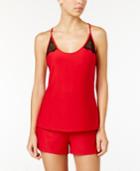 Linea Donatella Lace Racerback Cami And Short Pj Set