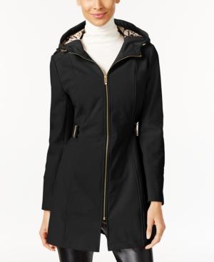 Via Spiga Petite Hooded Raincoat