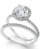 Certified Diamond Bridal Set In Platinum (2-1/10 Ct. T.w.)