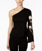 Inc International Concepts Embellished One-shoulder Sweater, Only At Macy's