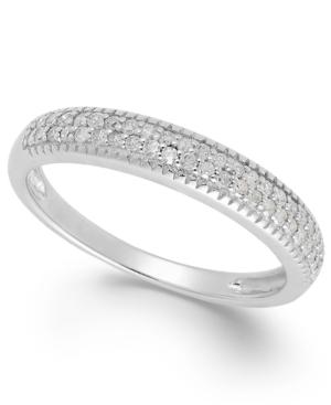 Diamond Band In Sterling Silver (1/4 Ct. T.w.)