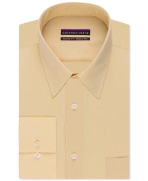 Geoffrey Beene Non-iron Big And Tall Bedford Cord Solid Dress Shirt