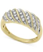Wrapped In Love Diamond Band (1/2 Ct. T.w.) In 10k Gold, Created For Macy's