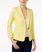 Kensie Notched-collar One-button Blazer