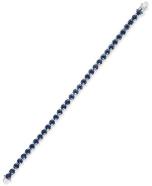 Sapphire Tennis Bracelet (20 Ct. T.w.) In Sterling Silver