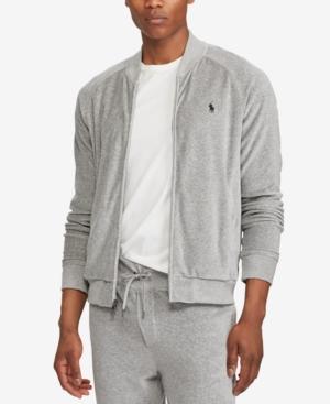 Polo Ralph Lauren Men's Velour Baseball Jacket