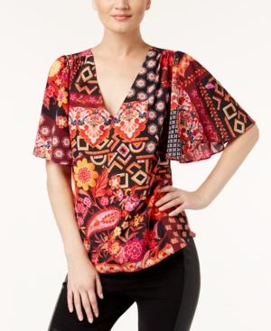 Trina Turk Kirkwood Silk Printed Top