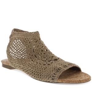 Nina Originals Smile Crochet Flat Sandals Women's Shoes