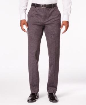 Calvin Klein Men's Slim-fit Cross-hatch Pants