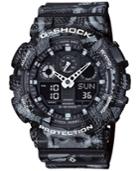 G-shock Men's Analog-digital Marcelo Burlon Collaboration Black And White Resin Strap Watch 55x51mm Ga100mrb-1a